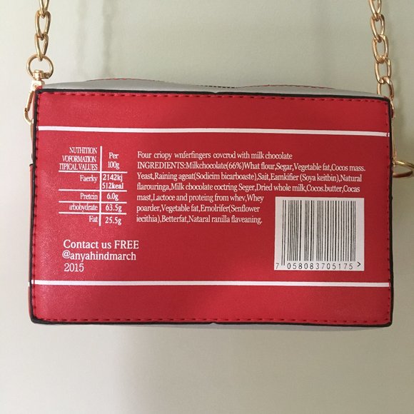 Kit Kat -Small Bag Shoulder/Cross Body Red, White - Picture 6 of 14